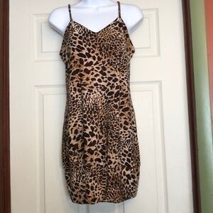 Mini cheetah dress